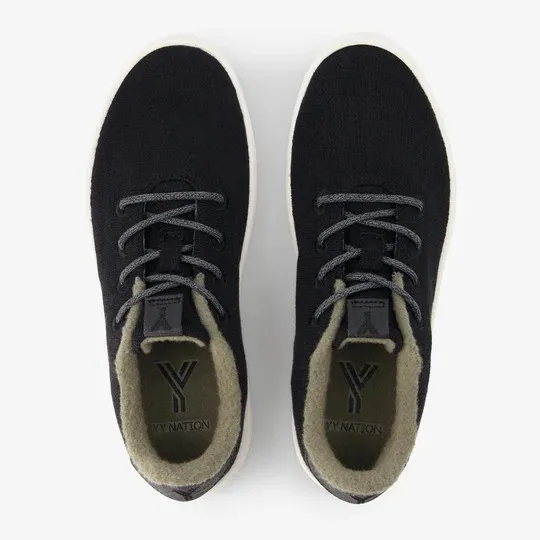 YY Nations Shoes Cirro Bamboo Color Black Pair of Shoes